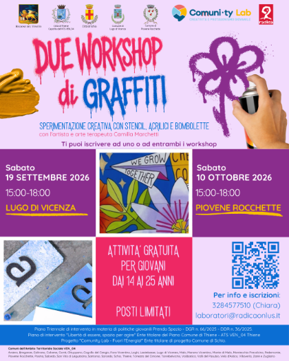 DUE WORKSHOP DI GRAFFITI 