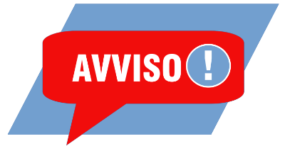 fumetto con scritto Avviso